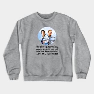 The Great Outdoors Movie Quote Lips And Hotdogs Crewneck Sweatshirt